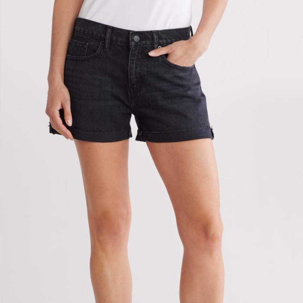 NWT FRAME Grand Garcon High Waist Denim Shorts Size 28
